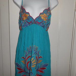 FLYING TOMATO EMBROIDERED SUN DRESS